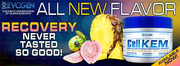 Evogen's new flavor for the post-workout Cell K.E.M. Evogen's new flavor for the post-workout Cell K.E.M.