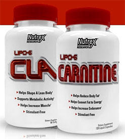 Nutrex two new individuals Lipo-6 Carnitine and Lipo-6 CLA Nutrex two new individuals Lipo-6 Carnitine and Lipo-6 CLA