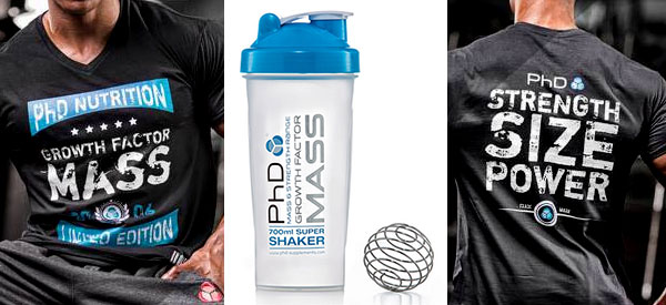 PhD Nutrition produce gear for their Growth Factor Mass fans PhD Nutrition produce gear for their Growth Factor Mass fans