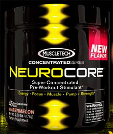Muscletech's pre-workout Neurocore now in watermelon Muscletech's pre-workout Neurocore now in watermelon