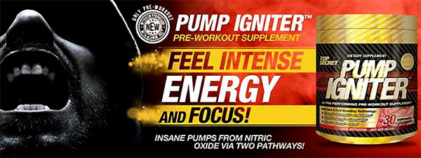 Top Secret Nutrition launch their full size tub of Pump Igniter