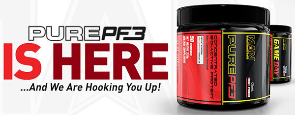 MAN Sports new Pure PF3 launched at NutraPlanet MAN Sports new Pure PF3 launched at NutraPlanet