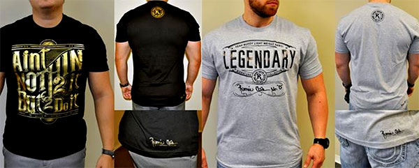 New Ronnie Coleman Signature Series clothing items New Ronnie Coleman Signature Series clothing items