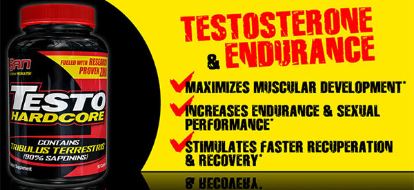 SAN Nutrition's new ZMA and tribulus formula Testo Hardcore SAN Nutrition's new ZMA and tribulus formula Testo Hardcore