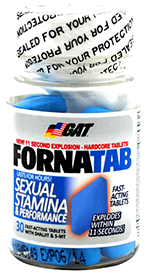 GAT makes some slight changes to their sex supplement Fornatab GAT makes some slight changes to their sex supplement Fornatab