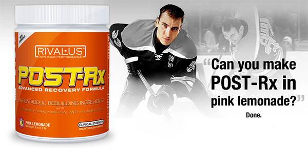 RivalUs update their post-workout supplement Post-Rx