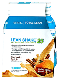 GNC limited edition Total Lean Lean Shake 25 pumpkin spice