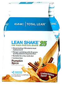 GNC limited edition Total Lean Lean Shake 25 pumpkin spice GNC limited edition Total Lean Lean Shake 25 pumpkin spice