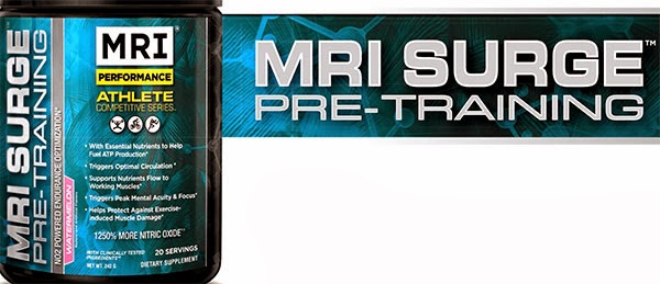 Formula behind MRI Athlete Competitive Series pre-workout Surge Formula behind MRI Athlete Competitive Series pre-workout Surge
