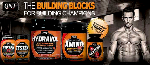 QNT preview two new supplements Amino RWT and Stack Force