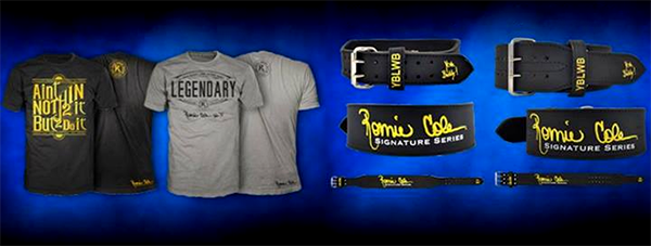 Ronnie Coleman makes some new clothing and custom belts available