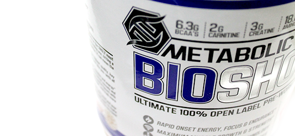 Review of Giant Sports pre-workout Metabolic Bioshock Review of Giant Sports pre-workout Metabolic Bioshock