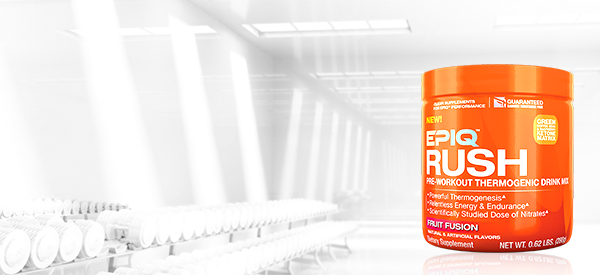 EPIQ launch their new pre-workout supplement Rush EPIQ launch their new pre-workout supplement Rush