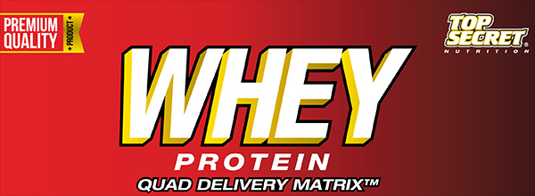 Facts panel details for Top Secret Nutrition's new Whey Protein