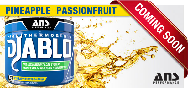 New flavor for ANS Performance Diablo with pineapple passionfruit New flavor for ANS Performance Diablo with pineapple passionfruit