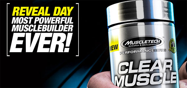 Muscletech's mystery muscle builder titled Clear Muscle Muscletech's mystery muscle builder titled Clear Muscle