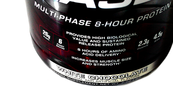 Flavor review of Muscletech's white chocolate Phase8