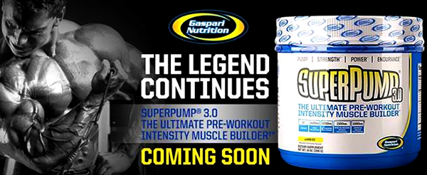Official facts panel for Gaspari Nutrition's SuperPump 3.0 Official facts panel for Gaspari Nutrition's SuperPump 3.0