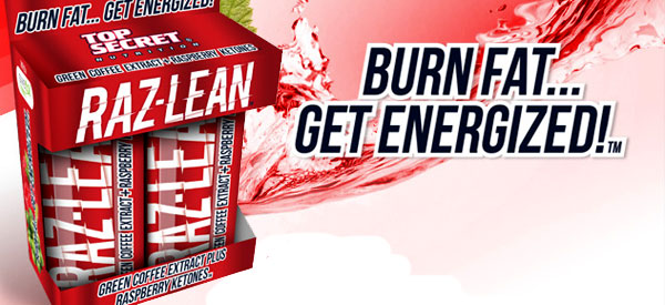 Top Secret Nutrition's new premixed on-the-go formula Raz-Lean Top Secret Nutrition's new premixed on-the-go formula Raz-Lean