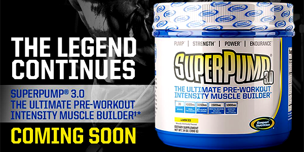 Gaspari Nutrition announce the coming of SuperPump 3.0 Gaspari Nutrition announce the coming of SuperPump 3.0