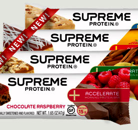 Supreme Protein's new Accelerate Bar now available everywhere