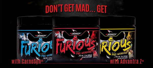 AI Sports launch their new pre-workout Furious direct