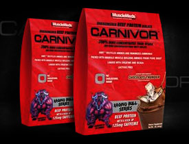 MuscleMeds Raging Bull Series Carnivor iced coffee flavor MuscleMeds Raging Bull Series Carnivor iced coffee flavor