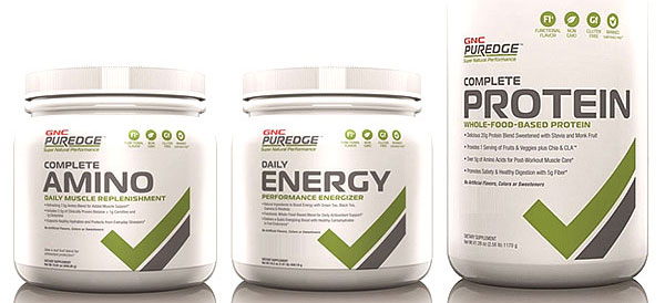 GNC's new super natural Puredge supplement series