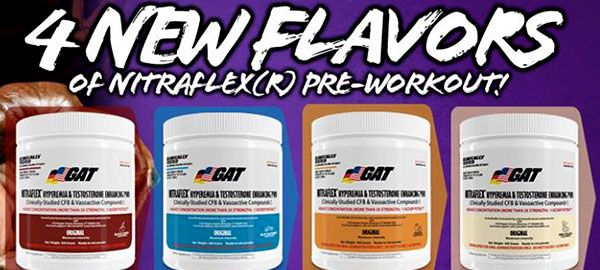 German American Technologies announce four new Nitraflex flavors