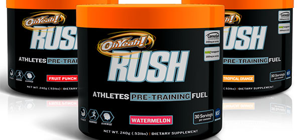 Win one of 15 tubs of Oh Yeah Nutrition's new pre-workout Rush Win one of 15 tubs of Oh Yeah Nutrition's new pre-workout Rush