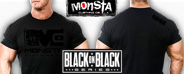 Monsta introduce a second Black on Black tee with the 14th Icon variant Monsta introduce a second Black on Black tee with the 14th Icon variant