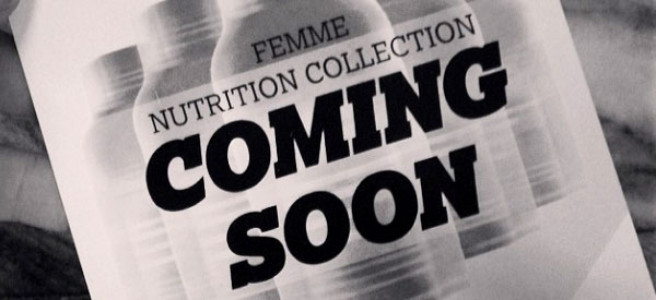 Femme Nutrition's coming soon poster suggesting a premixed carnitine Femme Nutrition's coming soon poster suggesting a premixed carnitine