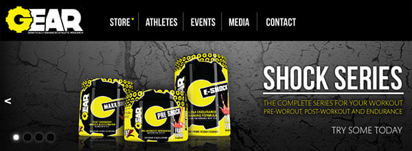 Gear update their website with details on all their supplements and Sleep2Gro