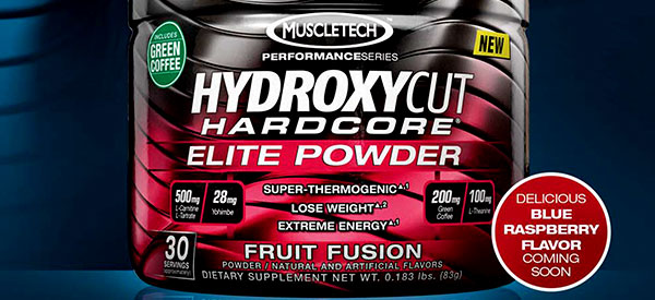 Muscletech make it two flavors for Hydroxycut Hardcore Elite Powder