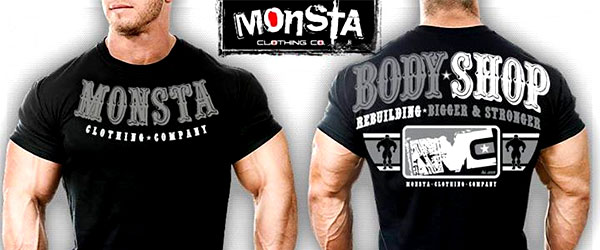 Monsta introduce the black Body Shop tee Monsta introduce the black Body Shop tee