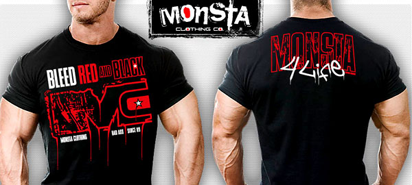Monsta Clothing's release their Bleed Red and Black tee Monsta Clothing's release their Bleed Red and Black tee
