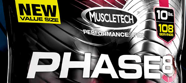 Muscletech produce a 10lb bag for their popular protein Phase8 Muscletech produce a 10lb bag for their popular protein Phase8