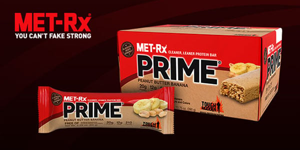 MET-Rx Tought Mudder promoting Prime protein bar detailed