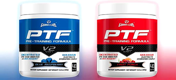 Complete formula revealed for Gamma Lab's new pre-workout PTF V2