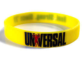 Universal Nutrition release their new custom half inch wristband Universal Nutrition release their new custom half inch wristband