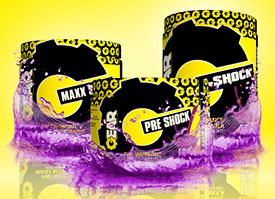 Gear Nutra make it three each for their shock series supplements Gear Nutra make it three each for their shock series supplements