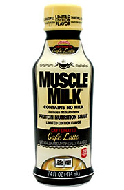 Cytosport's limited edition Muscle Milk 14oz RTD cafe latte