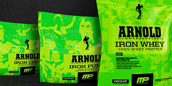 Muscle Pharm preview seven serving trial sizes of their 8 Arnold supplements