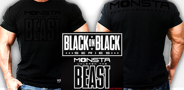 Monsta release their third Black on Black Series shirt Monsta release their third Black on Black Series shirt