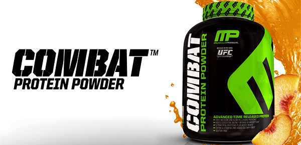 Muscle Pharm's snickerdoodle and peach swirl Combat now available