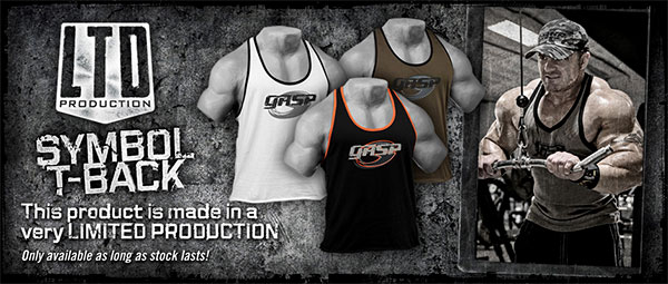 GASP new limited edition Symbol T-Back tank now available GASP new limited edition Symbol T-Back tank now available