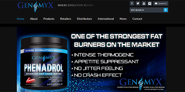 Genomyx update their website with the Lecheek Nutrition theme