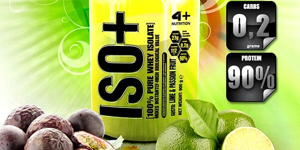 4+ Nutrition launch ISO+ flavor number ten with lime & passion fruit