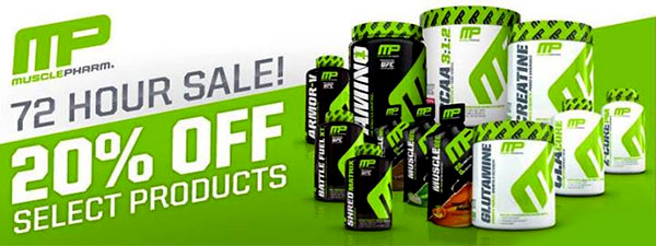 Muscle Pharm's fourth MuscleGel flavor in 20% Bodybuilding.com sale