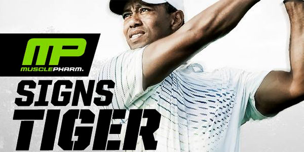 Muscle Pharm sign a multi-year deal with golf legend Tiger Woods